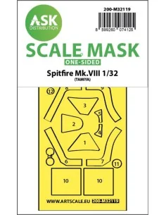 Spitfire Mk.VIII one-sided express fit mask for Tamiya, 1/32 - Art ...