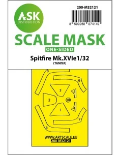 Spitfire Mk.XVIe one-sided express fit mask for Tamiya, 1/32 - Art ...
