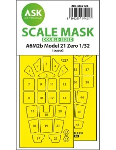 [NO_DESC] A6M2b Model 21 Zero double-sided express fit mask for Tam...