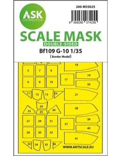 Messerschmitt Bf 109G-10 double-sided painting mask for Border Mode...