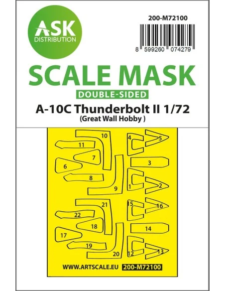 A-10C Thunderbolt II double-sided fit express mask for Great Wall H...