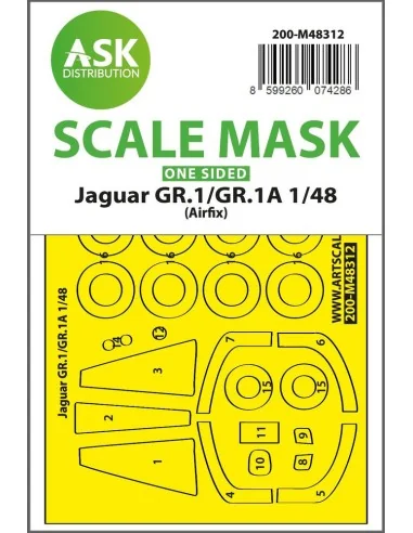 Jaguar GR.1/GR.1A one-sided express fit mask for Airfix, 1/48 - Art...