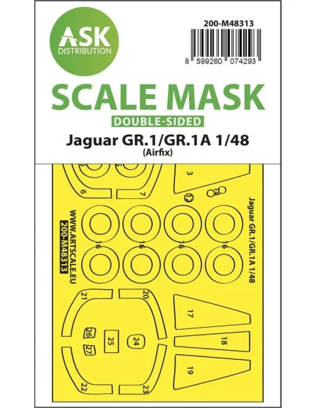 Jaguar GR.1/GR.1A double-sided express fit mask for Airfix, 1/48 - ...