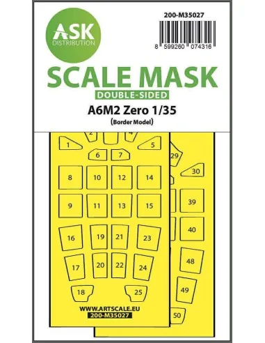 [NO_DESC] A6M2 Zero double-sided painting mask for Border Model, 1/...