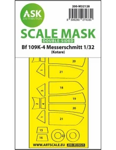 Bf 109K-4 double-sided express fit mask for Kotare, 1/32 - Art Scal...
