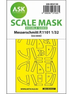 Messerschmitt P.1101 double-sided express fit mask for Das Werk, 1/...