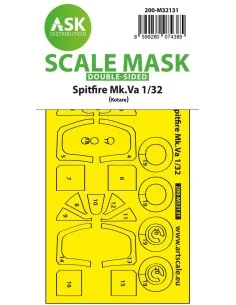 Spitfire Mk.Va double-sided express fit and self adhesive mask for ...