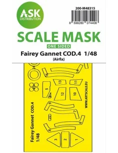 Fairey Gannet COD.4 one-sided fit and self adhesive express mask fo...