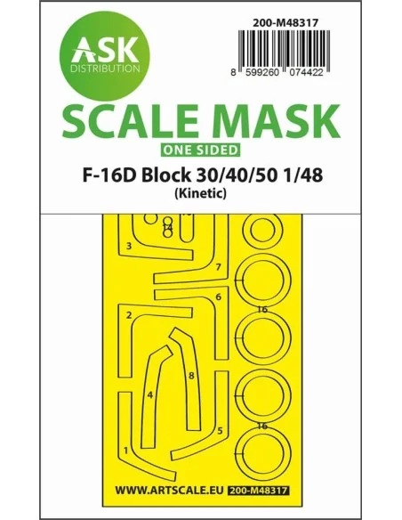 [NO_DESC] F-16D Block 30/40/50 one-sided fit and self adhesive expr...