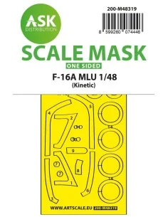 [NO_DESC] F-16A MLU one-sided fit and self adhesive express mask fo...