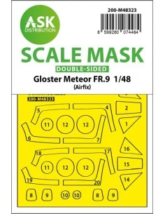 Gloster Meteor FR.9 double-sided fit and self adhesive express mask...