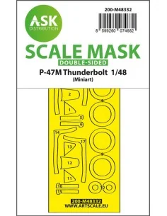 [NO_DESC] P-47M Thunderbolt double-sided express fit mask for Minia...