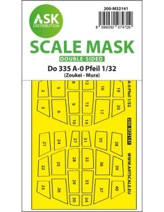 Dornier Do 335A-0 Pfeil double-sided mask for Zoukei Mura, 1/32 - A...