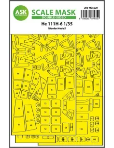 Heinkel He 111 double-sided painting mask for Border Model, 1/35 - ...