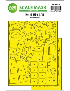 Heinkel He 111 one-sided painting mask for Border Model, 1/35 - Art...