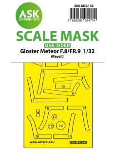Gloster Meteor F.8/FR9 one-sided fit express mask for Revell, 1/32 ...