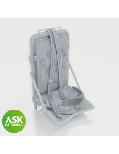 P-51B Mustang - seat incl. seat belts for Eduard, 1/48 - Art Scale ...