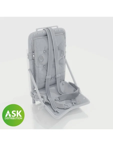 P-51B Mustang - seat incl. seat belts for Eduard, 1/48 - Art Scale ...