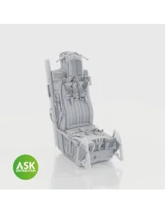 F-16 early ACESS II Ejection Seat with seat belts for Kinetic, 1/48...