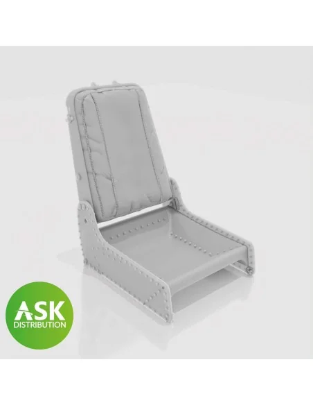 Messerschmitt P.1101 Seat (Me 262) type excluding Seat belts - 3D p...