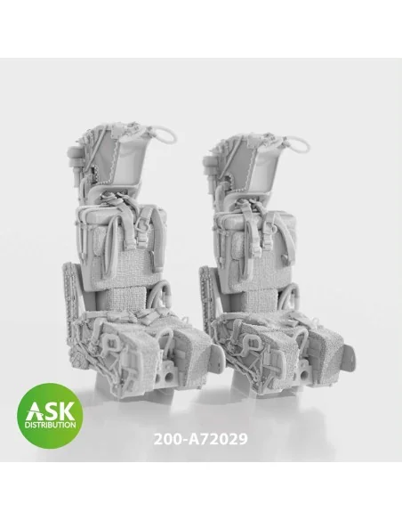 GRU7A ejection seats with seat belts 2 pcs, rec. for F-14A/B late -...