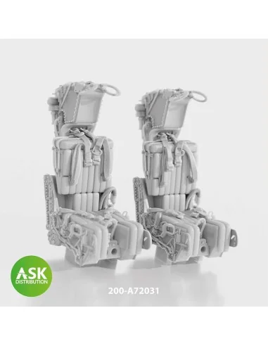 GRU7A ejection seats with seat belts 2 pcs, rec. for F-14A/B Early ...
