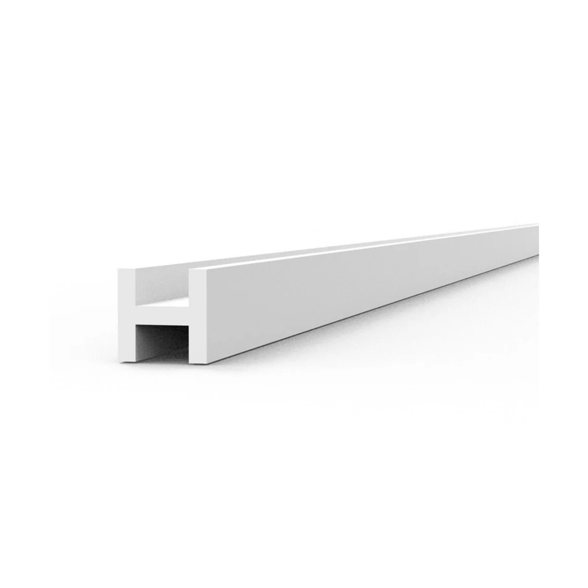BEAMS H SHAPE 1.5 x 1.5 x 350 mm x 4 units STYRENE - AK Interactive...