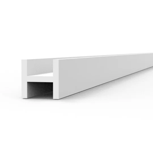 BEAMS H SHAPE 2.0 x 2.0 x 350 mm x 4 units STYRENE - AK Interactive...