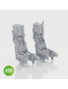 SJU-17 ejection seats with seat belts, 2 pcs F-14D - 3D print for T...
