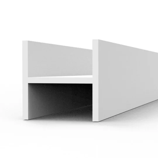 BEAMS H SHAPE 4.0 x 4.0 x 350 mm x 3 units STYRENE - AK Interactive...