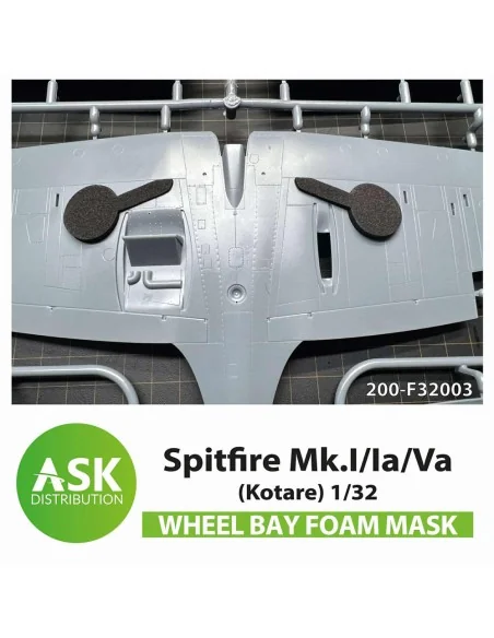 Spitfire Mk.I/Ia/Va Wheel bays - FOAM flexibel express fit mask for...