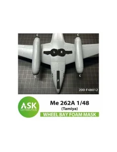 Me 262A FOAM flexibel wheel bay and engine intake mask for Tamiya, ...