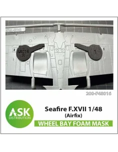 Seafire F.XVII FOAM flexibel wheel bay mask for Airfix, 1/48 - Art ...