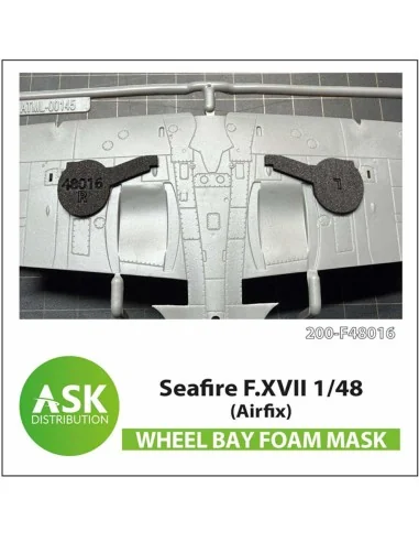 Seafire F.XVII FOAM flexibel wheel bay mask for Airfix, 1/48 - Art ...