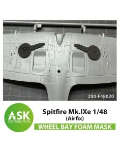 Spitfire Mk.IXe FOAM flexibel wheel bay mask for Airfix, 1/48 - Art...