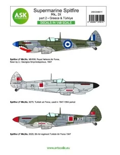 Spitfire Mk.IXc and Mk.IXe part 2 - Greece, Türkiye (limited editio...
