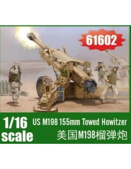 [NO_DESC] M198 155mm Towed Howitzer, 1/16 - I LOVE KIT 61602
