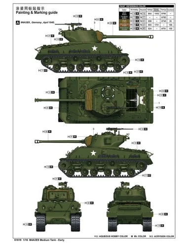 [NO_DESC] M4A3E8 Medium Tank - Early - I LOVE KIT 61619