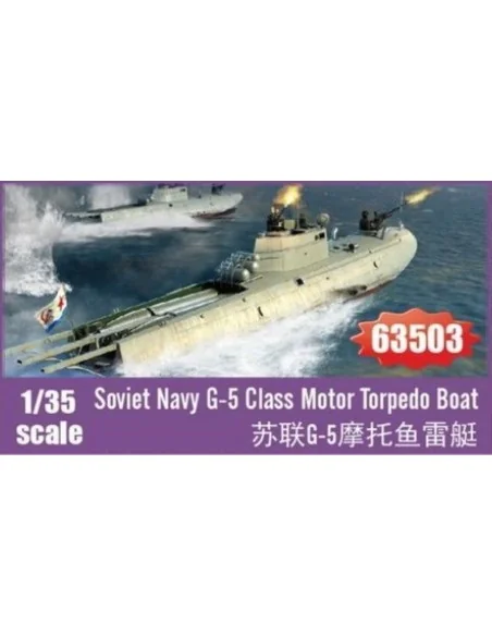 Soviet Navy G-5 Class Motor Torpedo Boat, 1/35 - I LOVE KIT 63503
