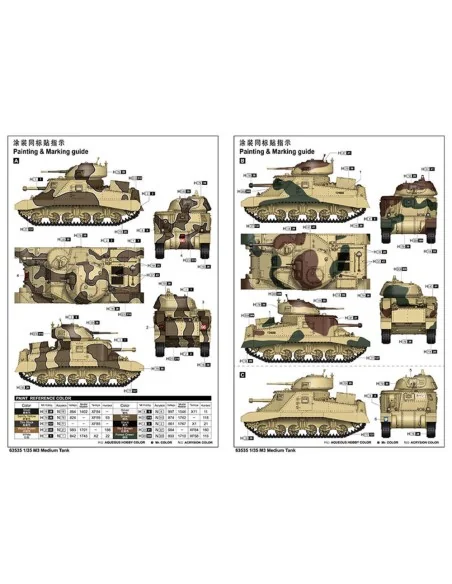 [NO_DESC] M3 Medium Tank, 1/35 - I LOVE KIT 63535
