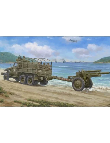 USA CCKW-352 Machine Gun Turret Version and M2A1 105MM Howitzer, 1/...
