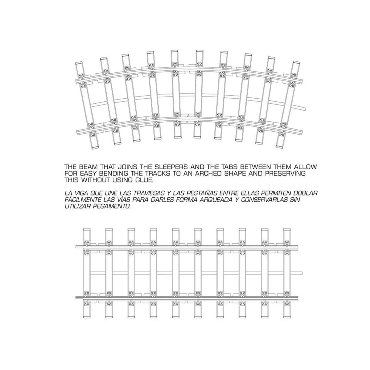 DOUBLE RAILWAY TRACK SECTION, 1/35 - AK Interactive AK35011 DOUBLE RAILWAY TRACK SECTION, 1/35 - AK Interactive AK35011
