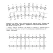 DOUBLE RAILWAY TRACK SECTION 1/35 - AK Interactive AK35011