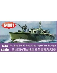 Elco 80 Motor Patrol Torpedo Boat Late Type, 1/48 - I LOVE KIT 64801
