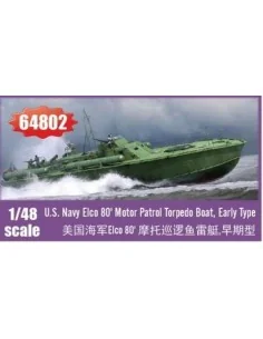 Elco 80 Motor Patrol Torpedo Boat, Early Type, 1/48 - I LOVE KIT 64802