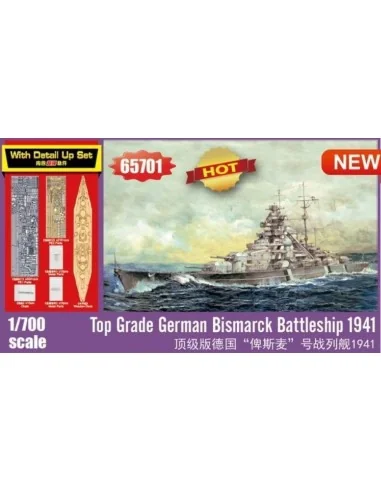 [NO_DESC] Top Grade German Bismarck Battleship, 1/700 - I LOVE KIT ...