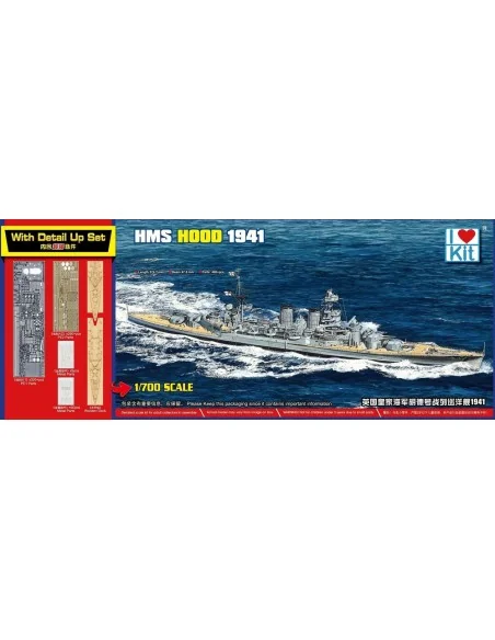 Top Grade HMS HOOD 1941, 1/700 - I LOVE KIT 65703