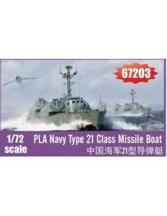 PLA Navy Type 21 Class Missile Boat, 1/72 - I LOVE KIT 67203