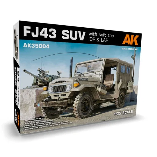 FJ43 SUV with Soft top IDF & LAF - AK Interactive AK35004