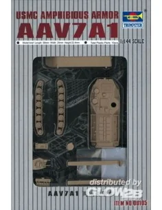 [NO_DESC] AAV7A1 Amphibienfahrzeug, 1/144 - Trumpeter 00105
